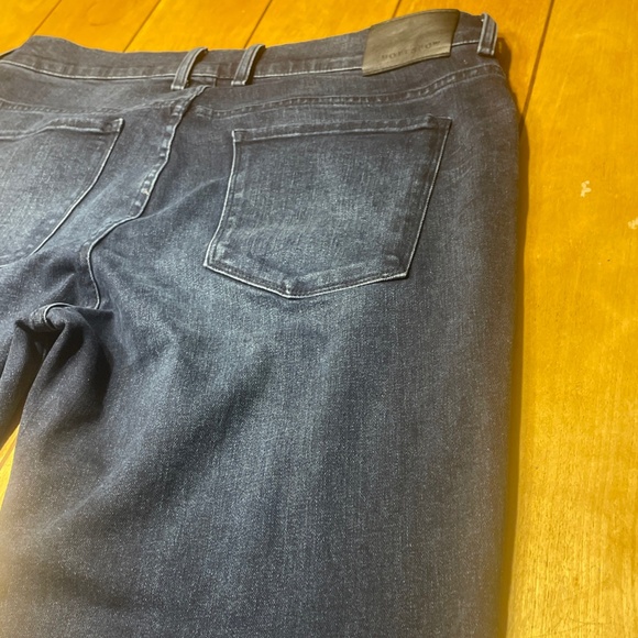 Mott and Bow Straight Staple Jeans 36x32 Dark Wash Denim - Picture 9 of 16